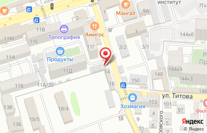 Автомагазин Механик в Советском районе на карте
