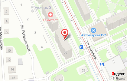 Кафе Остров в Сормовском районе на карте
