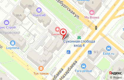 Банк Хоум Кредит на метро Суконная Слобода на карте