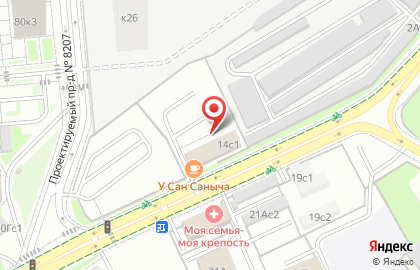 Мотоарена на улице Нижние Поля на карте