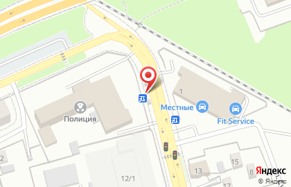 Магазин продуктов в Кургане на карте