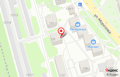 Школа рукопашного боя Витязь на улице Морозова на карте