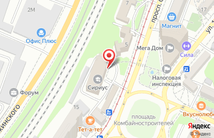 Государственная инспекция труда в Ростовской области на улице 1-ой Конной Армии на карте
