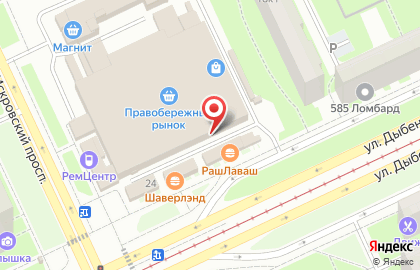 Магазин-киоск полуфабрикатов Элика в Санкт-Петербурге на карте