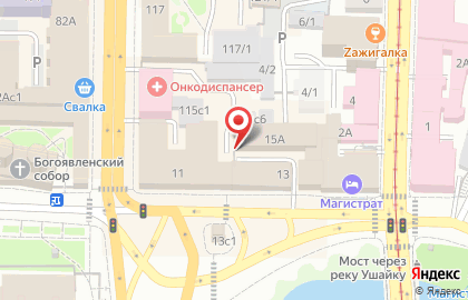 1 пожарно-спасательный отряд ФПС ГПС Главного управления МЧС России по Томской области на карте