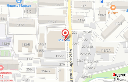 Швейный магазин и услуга Юнис на проспекте Ленина на карте