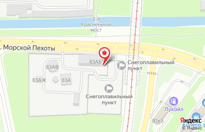 Канализационная насосная станция Автово на карте