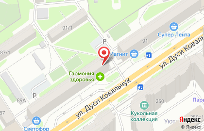 Оптовая фирма Кристалл на улице Дуси Ковальчук на карте