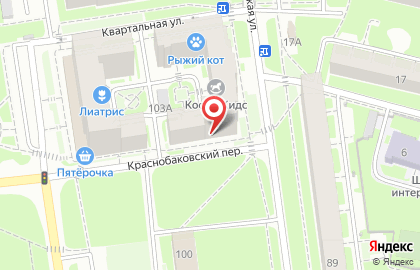 Экспресс-парикмахерская Юность на Берёзовской улице на карте