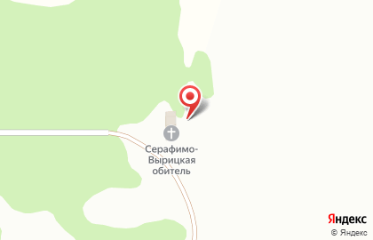 Серафимо-Вырицкая обитель Милосердия на карте