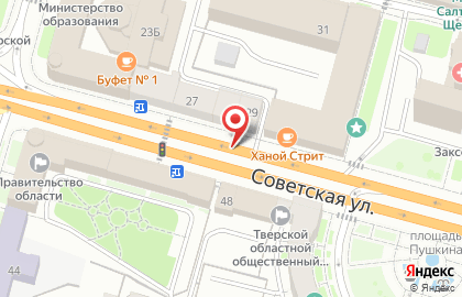 Бизнес территория на карте