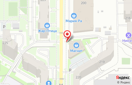 Супермаркет Магнит в Новосибирске на карте