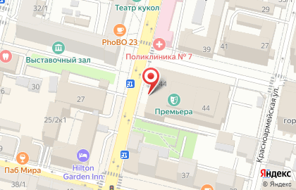 Театр балета Юрия Григоровича в Центральном округе на карте