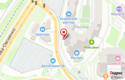 Магазин Красное & Белое в Воронеже на карте