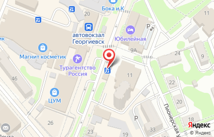 Офис продаж Билайн в Георгиевске на карте