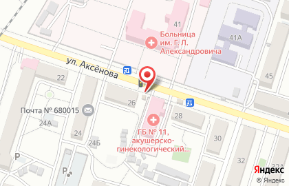 Киоск по продаже фруктов и овощей в Индустриальном районе на карте