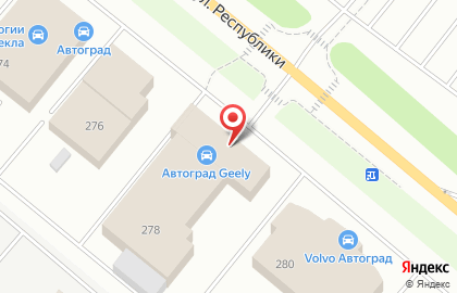 Автосалон Автоград в Ленинском административном округе на карте