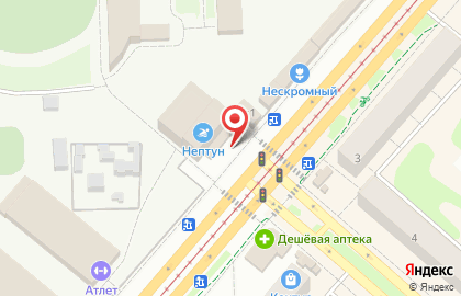 Бассейн Нептун в Ачинске на карте