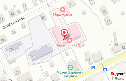 Областная Фармация на Октябрьской улице на карте