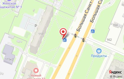 Терминал СберБанк на Большой Санкт-Петербургской улице на карте