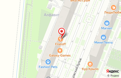 Антикафе Galaxy-games на Воронцовском бульваре на карте