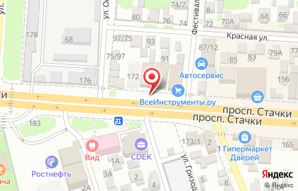 Торговая компания ЭТМ на проспекте Стачки на карте