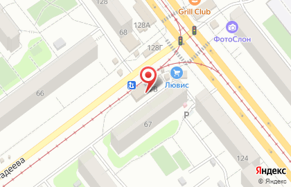 Киоск по ремонту обуви в Промышленном районе на карте