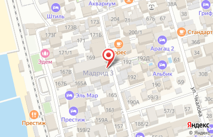Отель Альбатрос на карте