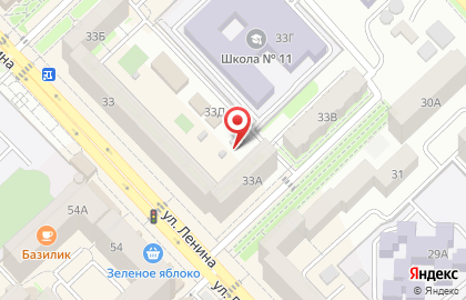 Магазин фруктов и овощей на улице Ленина на карте