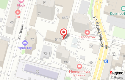 Отдел полиции №4, Управление МВД России по г. Уфе, Ленинский район на карте