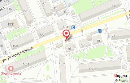 Лига-Пресс на улице Льнокомбинат на карте