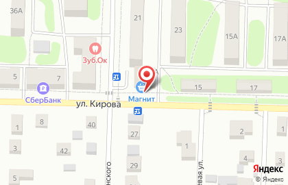 Супермаркет Магнит на улице Дзержинского в Среднеуральске на карте