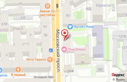 Салон Невская Оптика Вижен Сервис на Московском проспекте на карте