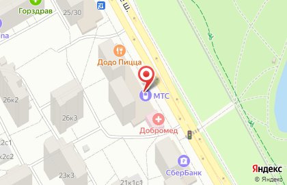 Терминал МТС-Банк на Коровинском шоссе на карте