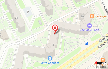 Озерки в Санкт-Петербурге на карте