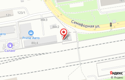 ООО Транссервис на улице Семафорная на карте