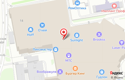 Кофейня Way в Нагатино-Садовниках на карте