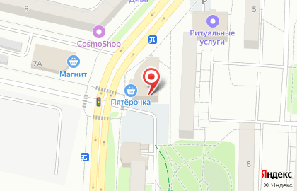 Магазин Пятерочка в Екатеринбурге на карте