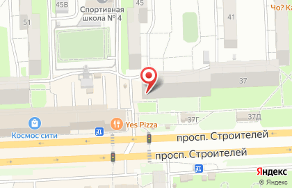 Микрокредитная компания ЧестноДеньги на проспекте Строителей на карте