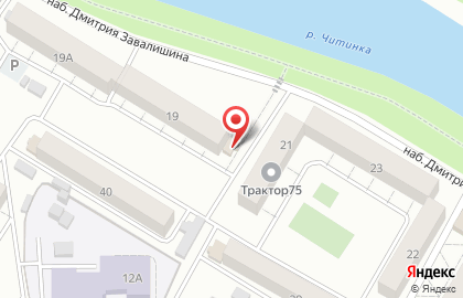 Продуктовый магазин Дельта в Ингодинском районе на карте