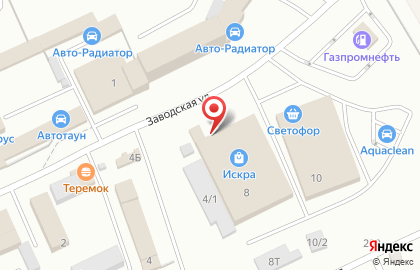 Торговая компания Техкомплект на Заводской улице на карте
