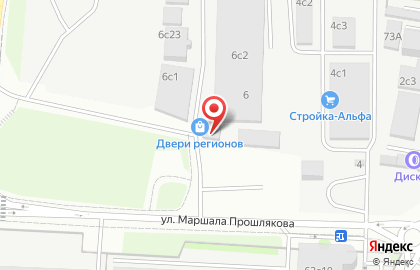 Продуктовый магазин в Москве на карте