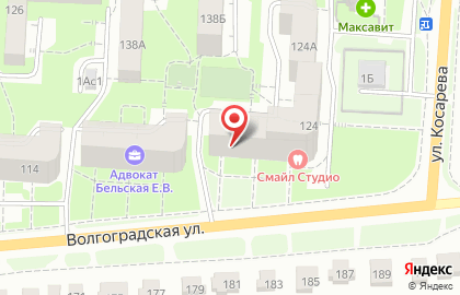 Клиника Эстет на Волгоградской улице на карте