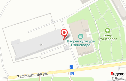 Производственное объединение Радуга на Зафабричной улице на карте