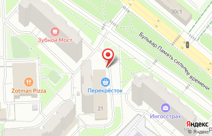 Митинская 21, ТСЖ на карте