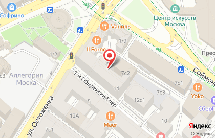 Ателье Москвичка на карте