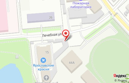 Торгово-сервисная компания ЮнитАвто на Лечебной улице на карте
