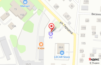 v & v на улице Герцена на карте