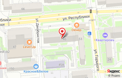 Кафе-пекарня Шарлотка в Железнодорожном районе на карте