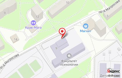 Ярославский филиал Банкомат, Балтийский банк на улице Матросова на карте